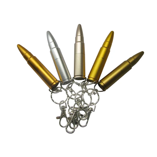 Metal 2GB Custom Bullet Shaped USB Flash Drive 8GB