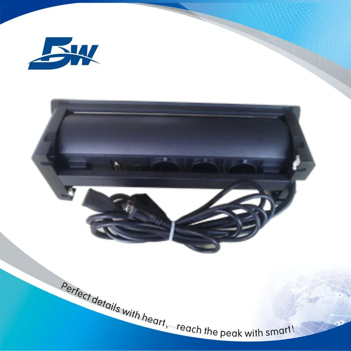 Multimedia Tabletop Switch Socket/Desk Connection Box With USB RJ45 Audio/Modular Rotating Outlet