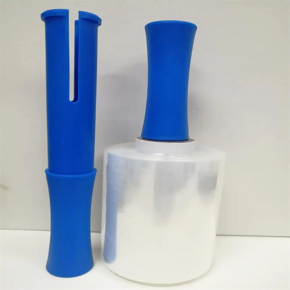 Мини растягивающаяся обертка с черным и желтым дозатором 5 дюймов