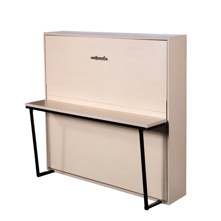 Popular horizontal wall bed murphy bed with desk JL-WD06H hot sale