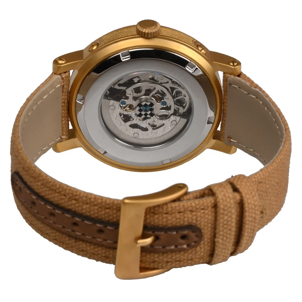 Великолепные мужские наручные часы Moon Phase из нержавеющей стали, деревянные автоматические часы