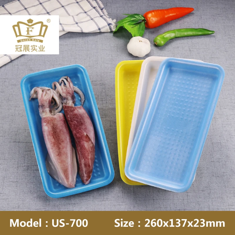 26*13,7*2,3 см одноразовый пенопластовый поднос, пенопластовая тарелка или столовая посуда для супермаркета, пакет для замороженного мяса, пищевая упаковка, многоцветная поддержка