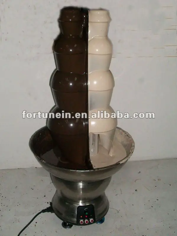 Двойная башня шоколадный фонтан чайник