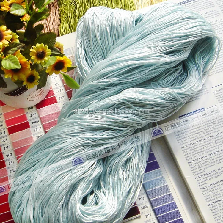 100% cotton R cross stitch threads similar DMC 447 color