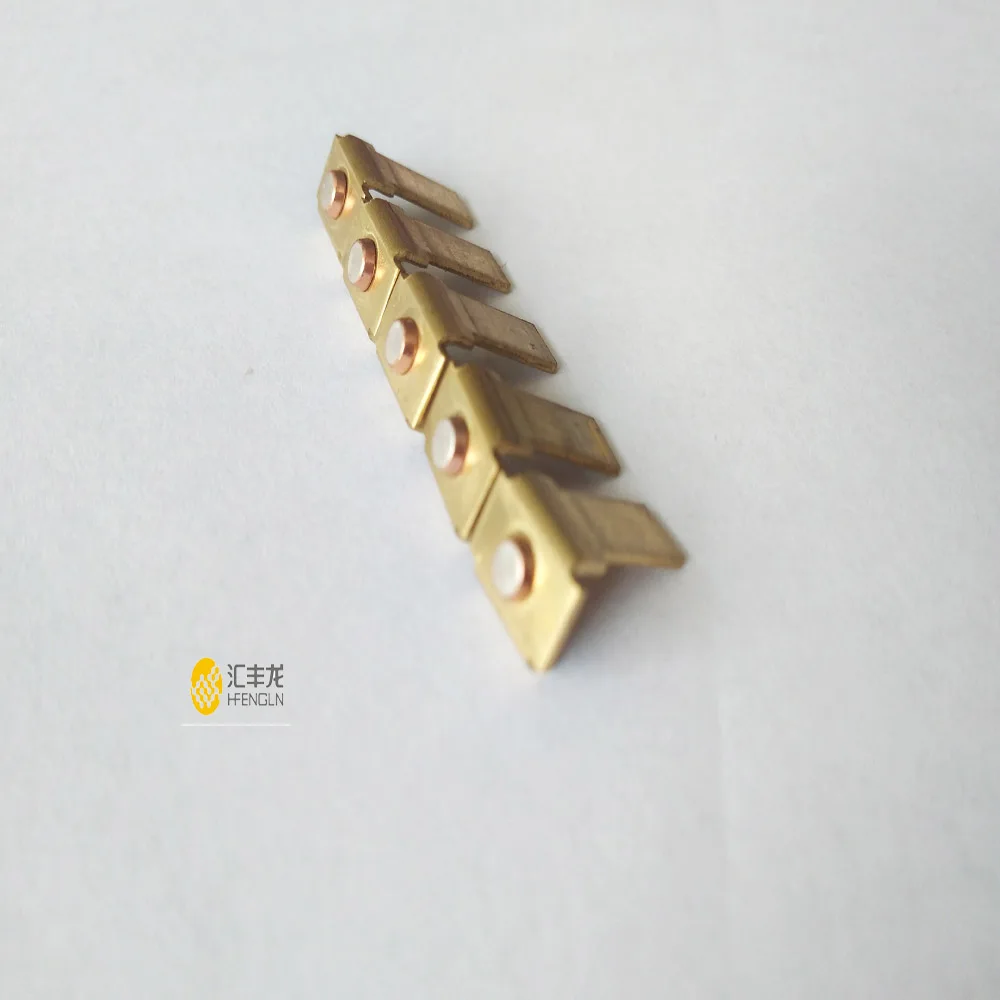 Electrical Bimetal Rivet Silver Contact Arm