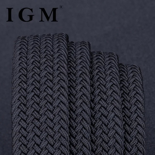 IGM Mens Women Unisex Elastic Fabric Braided Stretch Woven Jeans Cheap Belts