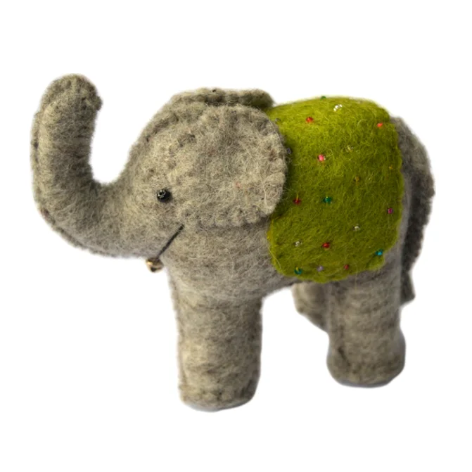 Passed CE High Quality Handicraft Cute 100% Wool Felt Animals for Toys