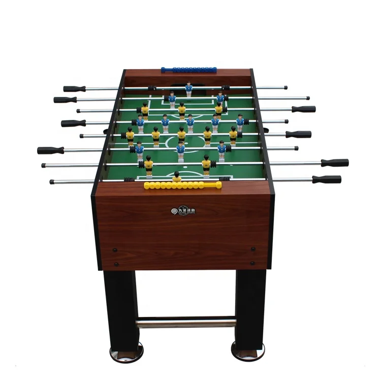 MDF Solid Wood Design 5ft Hollow Steel 8 Rods Handle Soccer Table For Sale