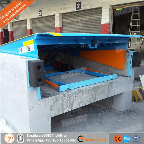 Holift brand Warehouse used car ramp stationary dock leveler dock ramps for sale low price