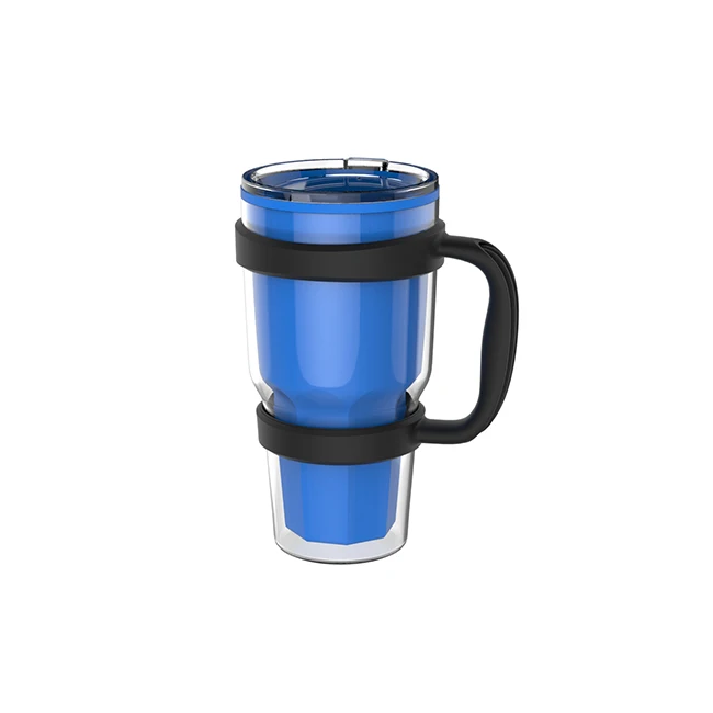 Fashionable custom acrylic cup 24oz tumbler double wall plastic mug designed