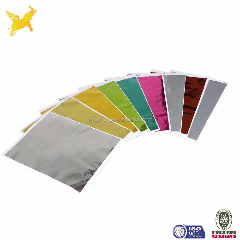 Silver& gold Transfer Metallized paper board/duplex board for box printing and packaging