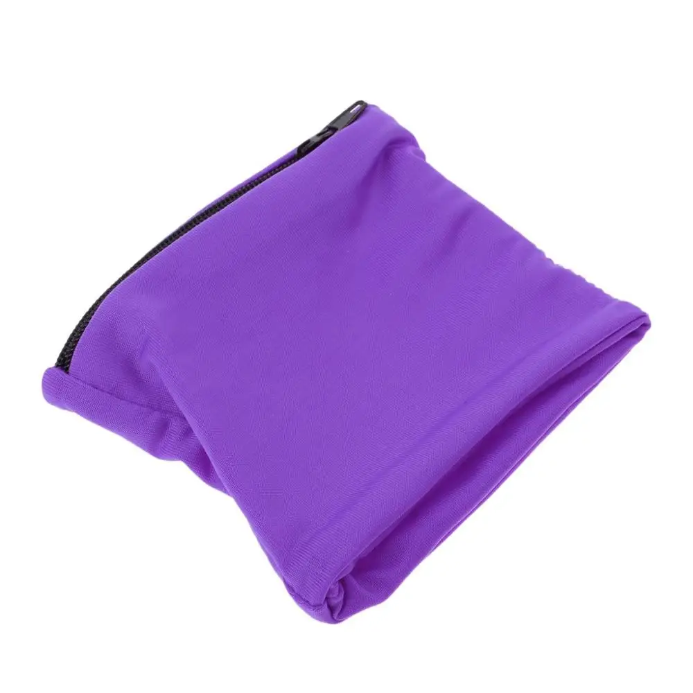 New Design Purple Sports Wrist band Zipper Wallet Sport Running Wallets African American Pouch card holders