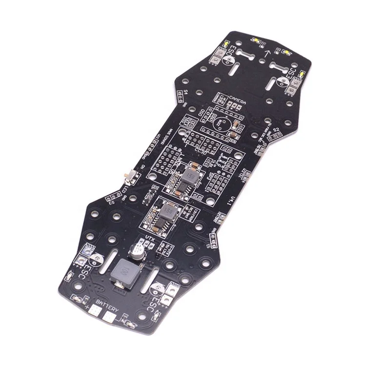 Power Distribution Board PDB Board 5V/12V BEC Buzzer LED Support OSD for F3 CC3D Naze32 Flight Control QAV250 ZMR 250 RC FPV Dro