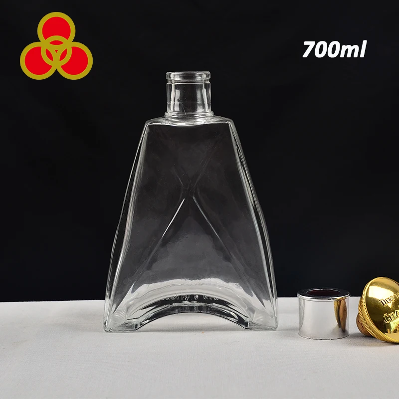 Luxury XO/brandy glass bottle  bottle 700ml for sale