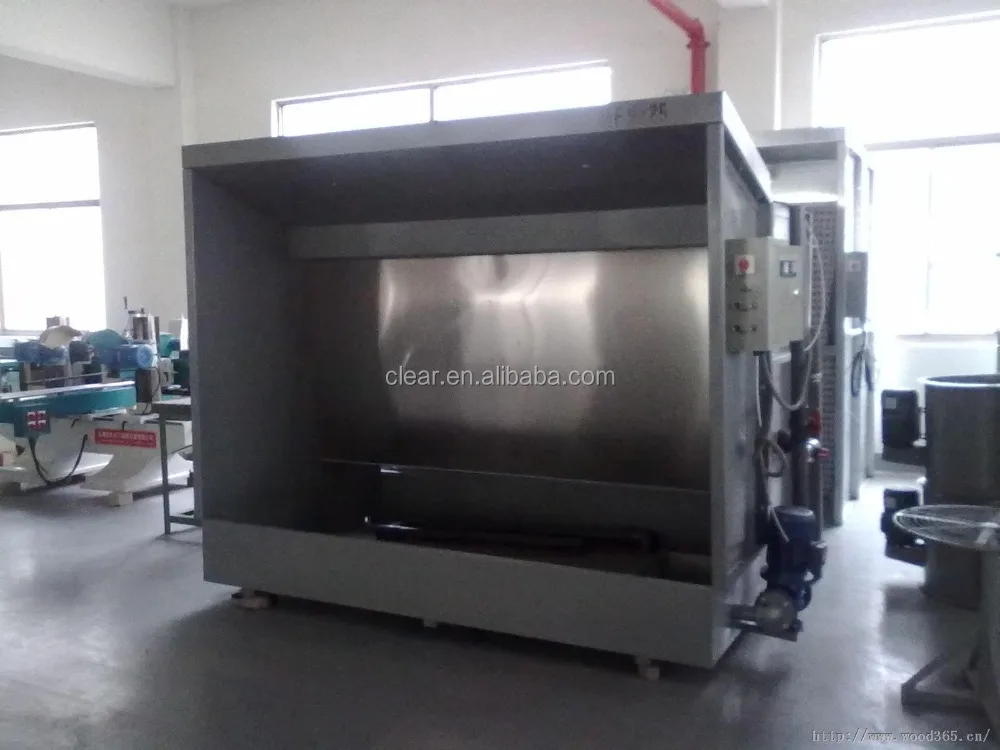 water curtain spray painting booth/industrial small paint booth