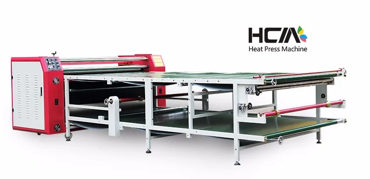 New calandra roll to roll heat press printing transfer paper rotary fabric sublimation machine for textile