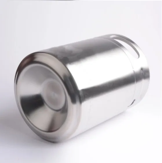 Бочка для пива из нержавеющей стали для домашнего пивоварения 304 5 л с системой нарезания CO2