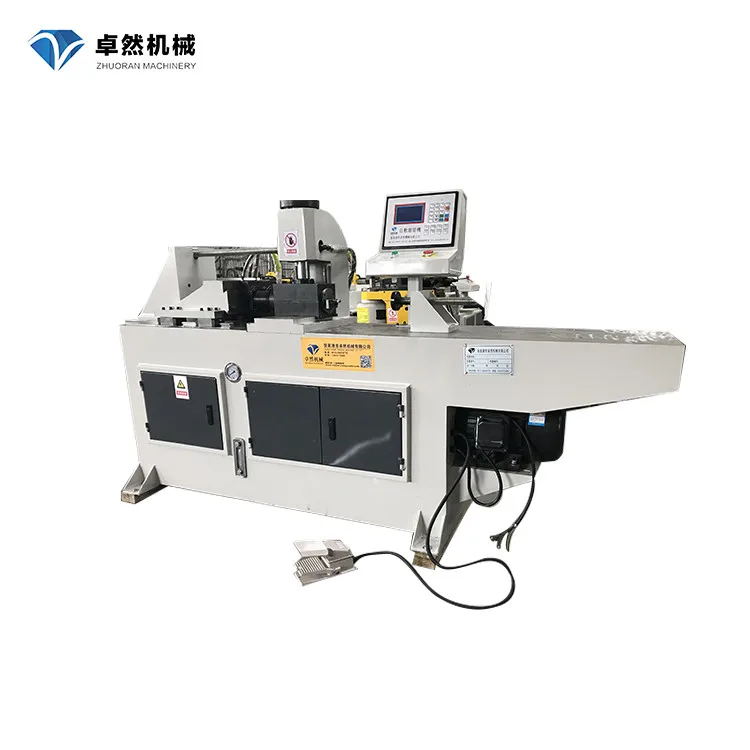 Zhuoran Aluminum Copper steel titanium alloy tube end expanding tapering beading tube end forming machine