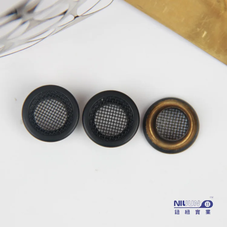 Wholesale bag accessory gold plating hat mesh metal ring eyelet