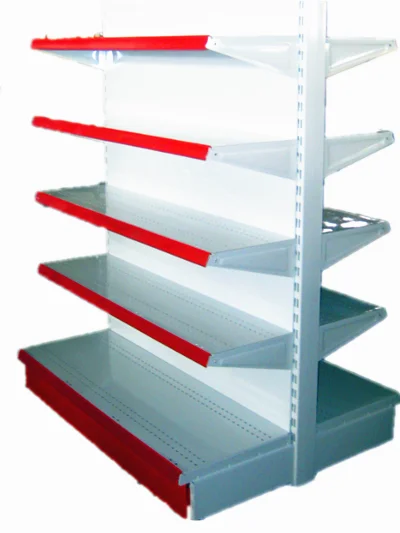 4 layers single-side gondola supermarket steel shelf for exhibition