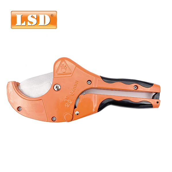 PC-319 PVC Pipe 64mm Aluminum Alloy Body Ratchet Scissors Tube Cutter PU/PP/PE/PVC pipe cutter