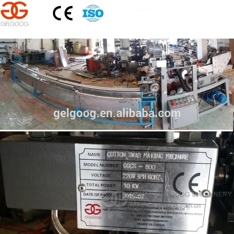 Semi Automatic Cotton Ear Bud Making Alcohol Cotton Swab Machine