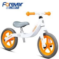 FOREVER 12 inch Baby Aluminum Alloy Push Bike Children Walker  kids Ride on Car Toy Balance Bicycle