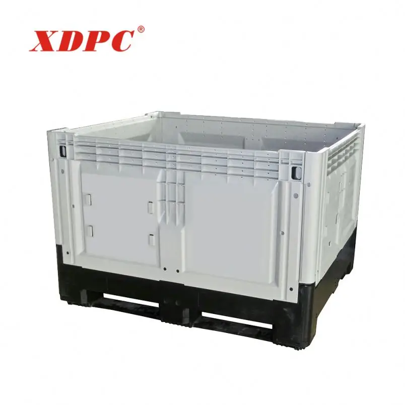 large industry product packaging plastic pallet container package box with logo lid
