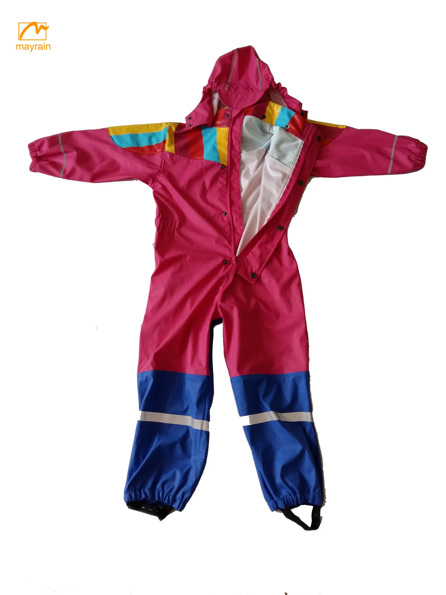 factory price kids rainsuits waterproof raincoats for children logo