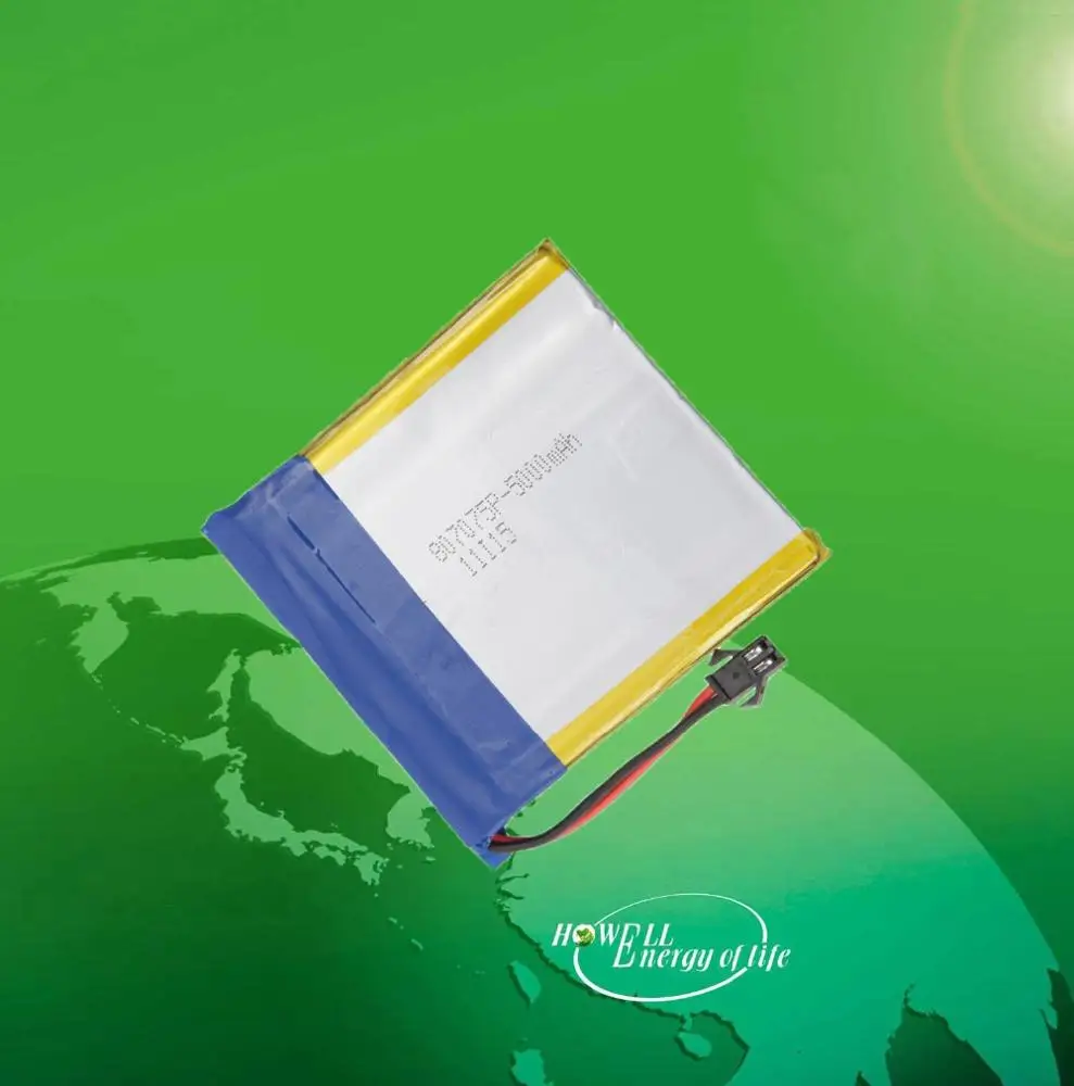 Литий-полимерный аккумулятор 3 7 в 5000 мАч одноэлементный