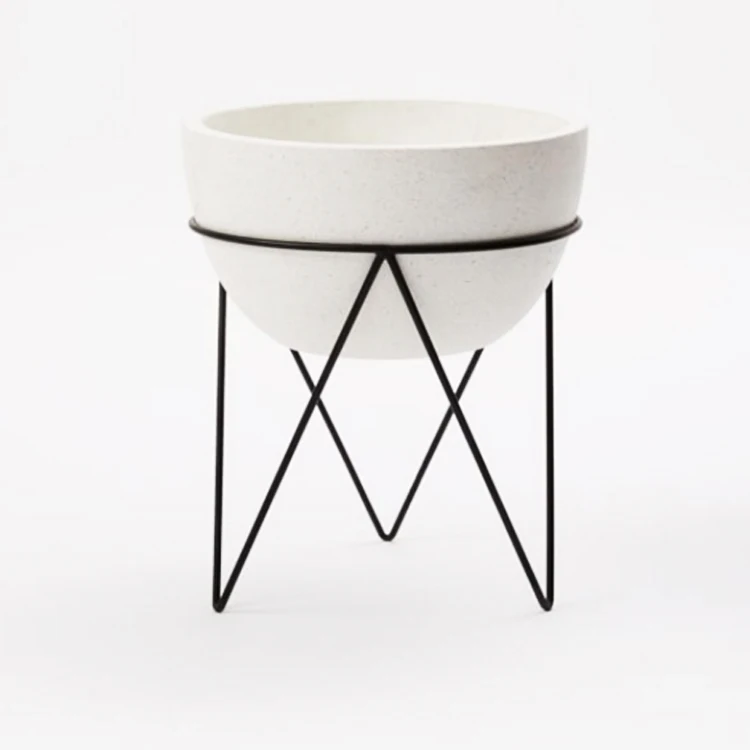  Кованые железные декоративные держатели для цветочных горшков с порошковым покрытием от производителя