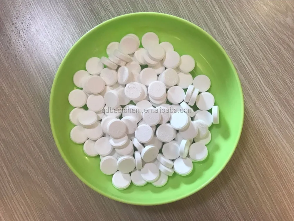 China Manufacturer Swimming Pool chemical TCCA 90% chlorine tablets