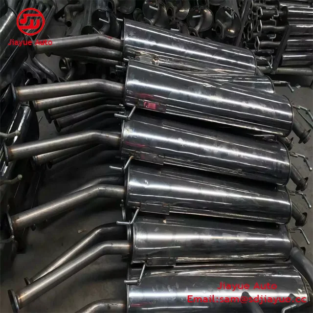 Cheap cost stainless steel exhaust muffler universal
