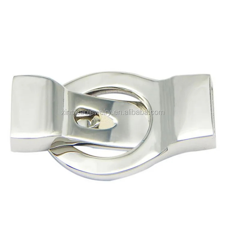 
New Belt Style Stainless Steel Clasps For Bracelet Wholesale 