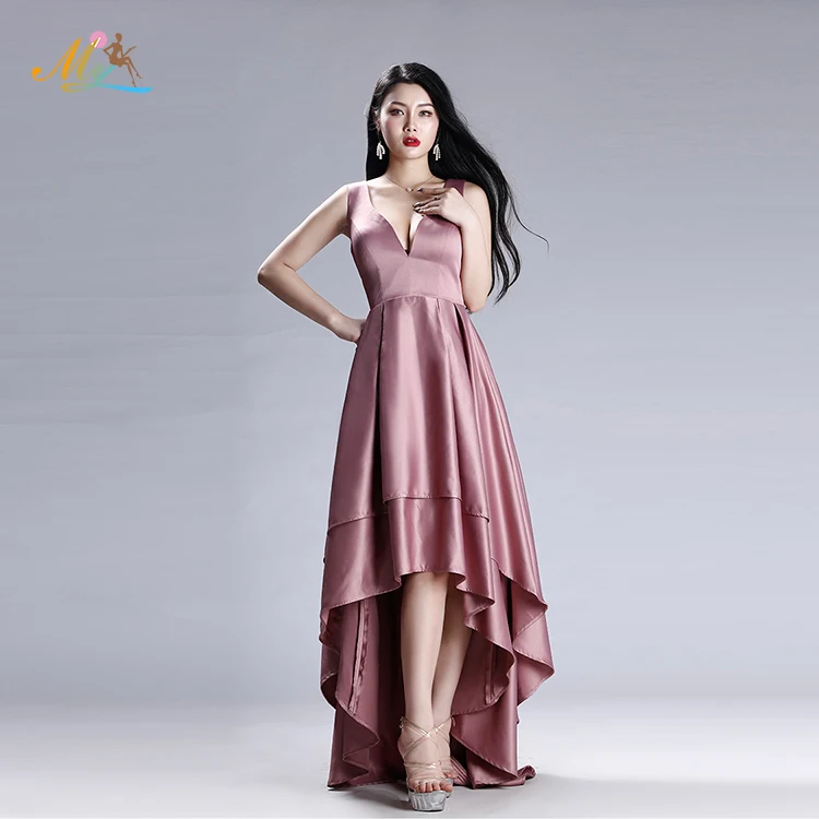 2021 New Arrivals Plus Size Pink Wear Sexy Women Evening Dresses