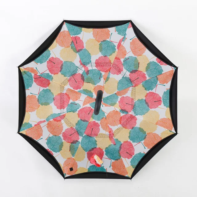 ambrella car reverse umbrella with c shape handle