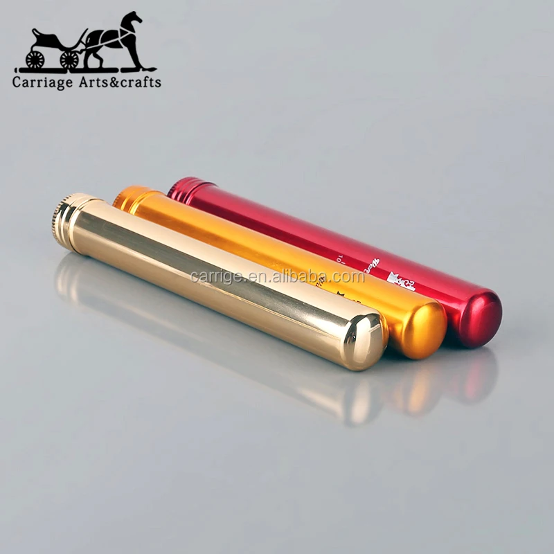 
Eco-friendly Colorful Aluminium Cigar Packaging Tube 