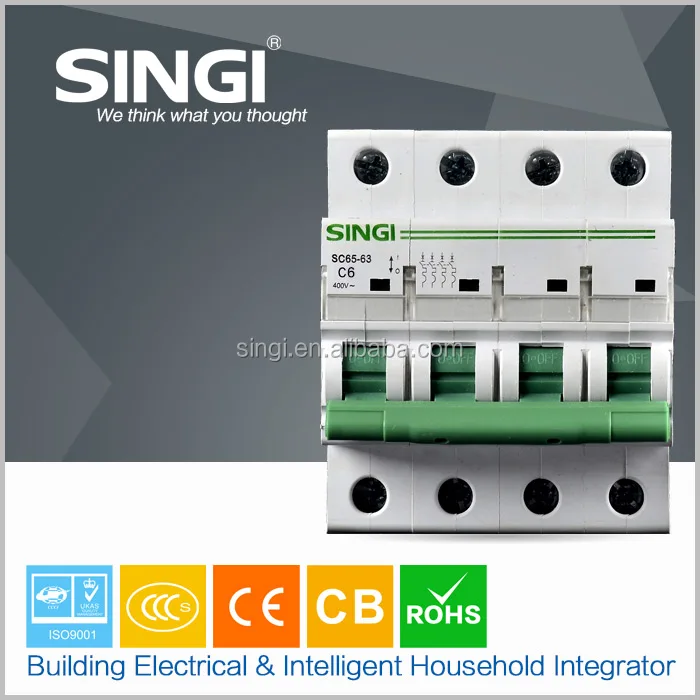 Бесплатные образцы 10KA отключающая способность сделано в Китае-миниатюрный выключатель
