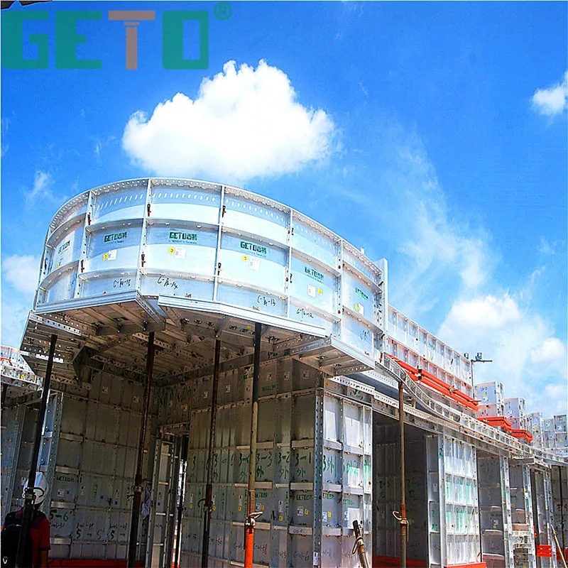 Lightweight Energy Saving Concrete Molds in Ghana with Building Metal Materials Casting Concrete Building Construction 6061-T6