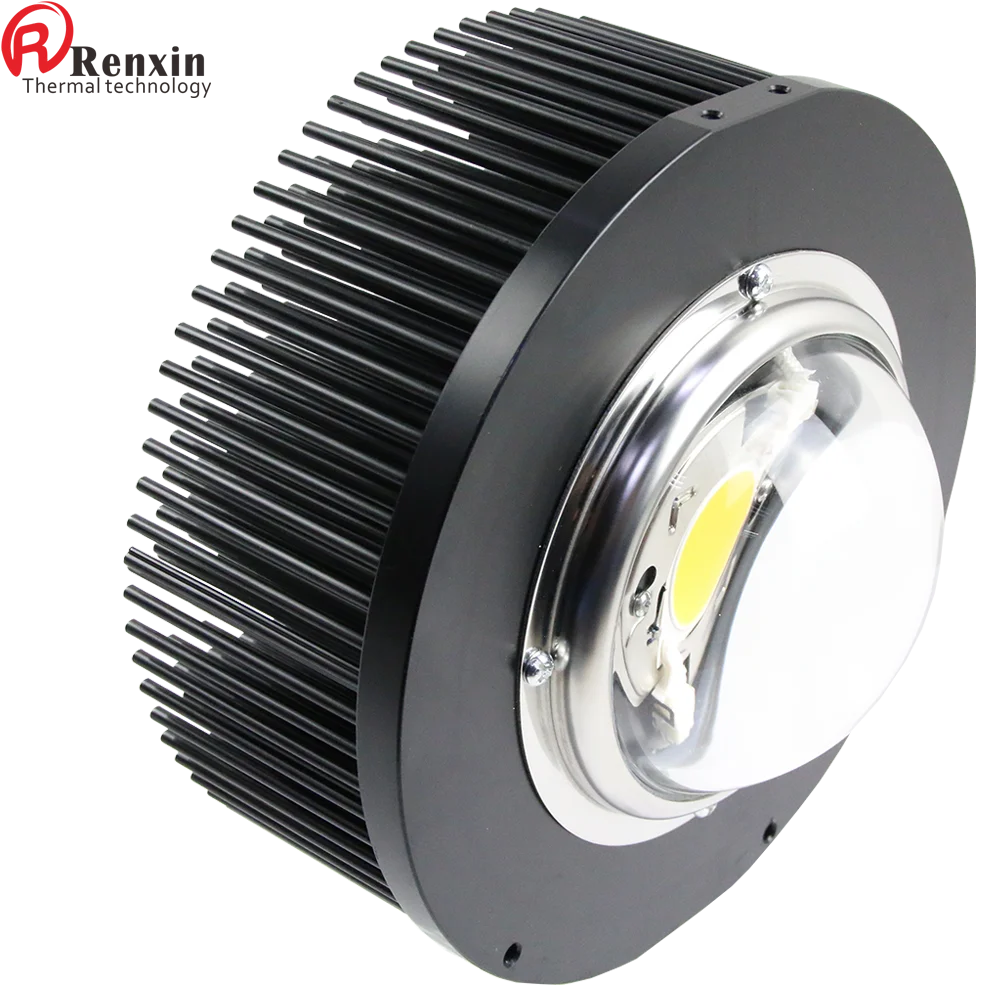 Pre-drilled heatsink led light heat sink round extruded aluminum heatsink for grow light