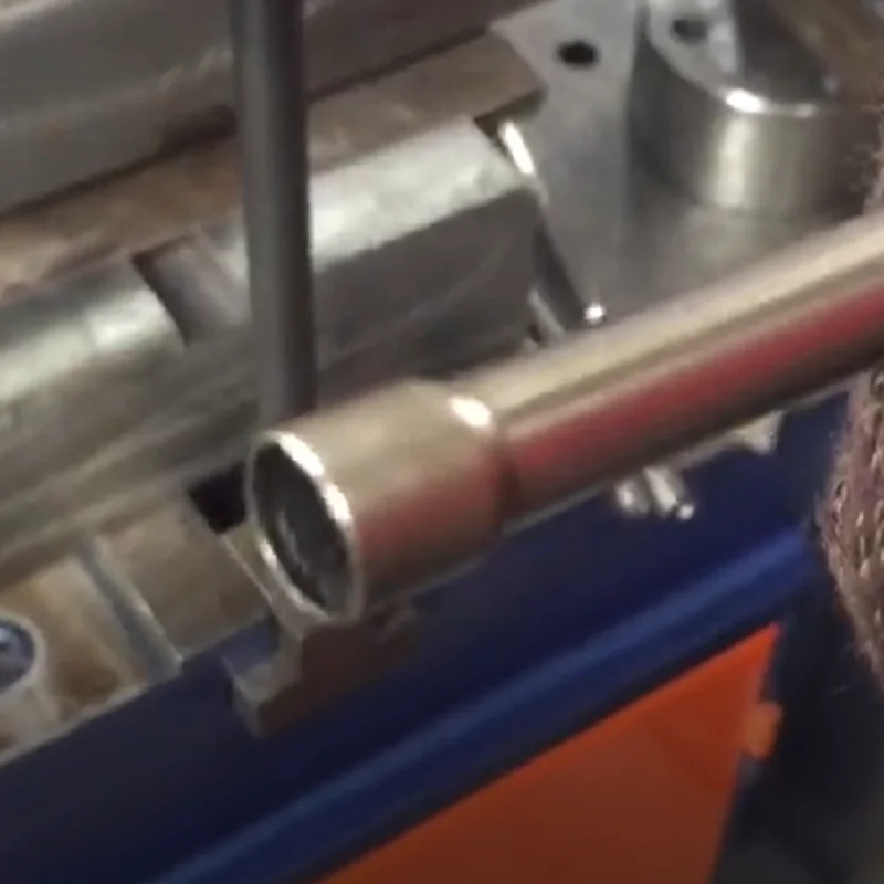 copper pipe end spinning machine Muffler Copper Pipe End Forming Machine