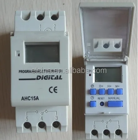 Weekly Programmable digital Timer AHC15A(THC15A, ZYT15, DHC15A, TP8A16)
