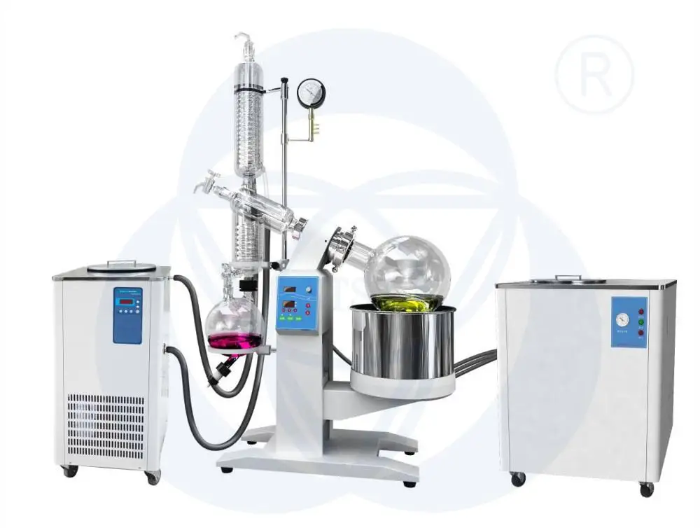 2 л оборудование для дистилляции эфирным маслом с автоматическим подъемом для лаборатории