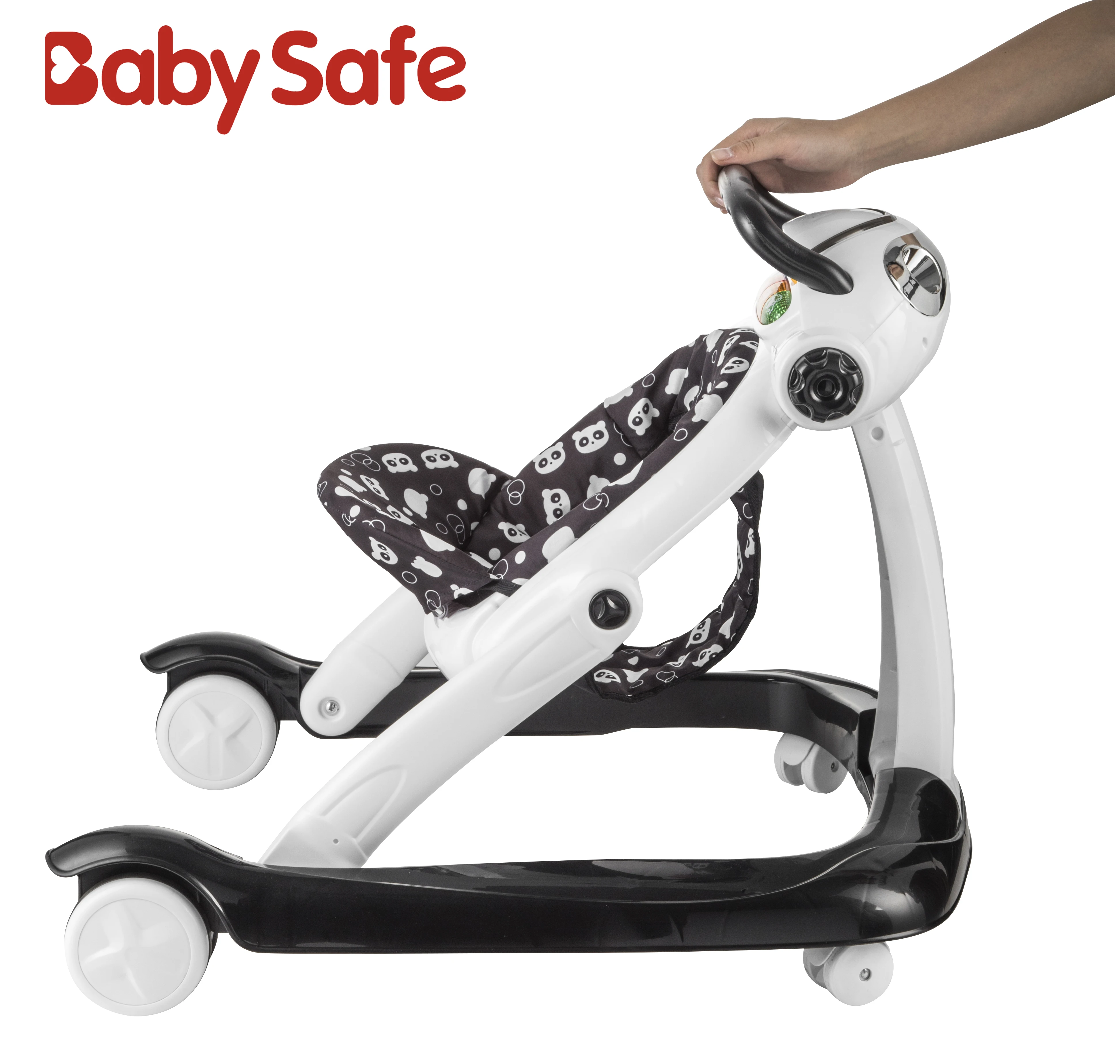 Babysafe inflatable Sit-to-Stand Learning Baby Walker with Activity Tray