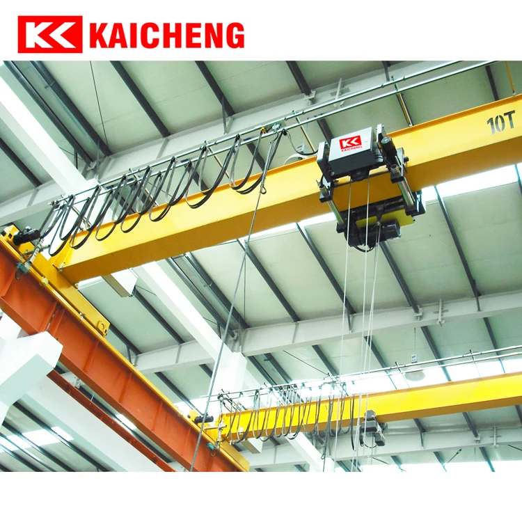 FEM standard Price lowest in the market KAICHENG brand single beam workshop bridge crane 10ton with ISO/CE/GOST certification