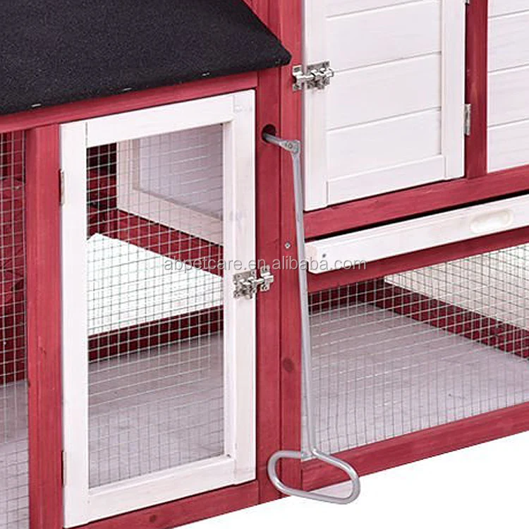 Large Chicken Coop Wooden Hen Cage Rabbit Hutch with Run