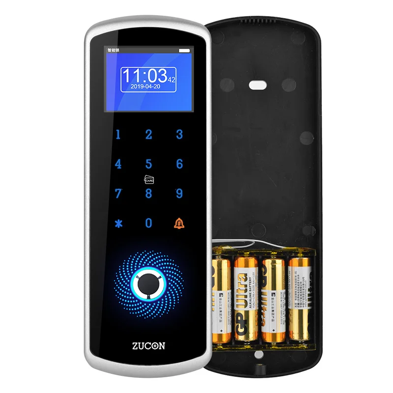
Smart time attendance door fingerprint 2.8G access control system complete kit 