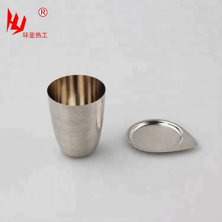 99.95% high purity 10ml platinum crucible for laboratory