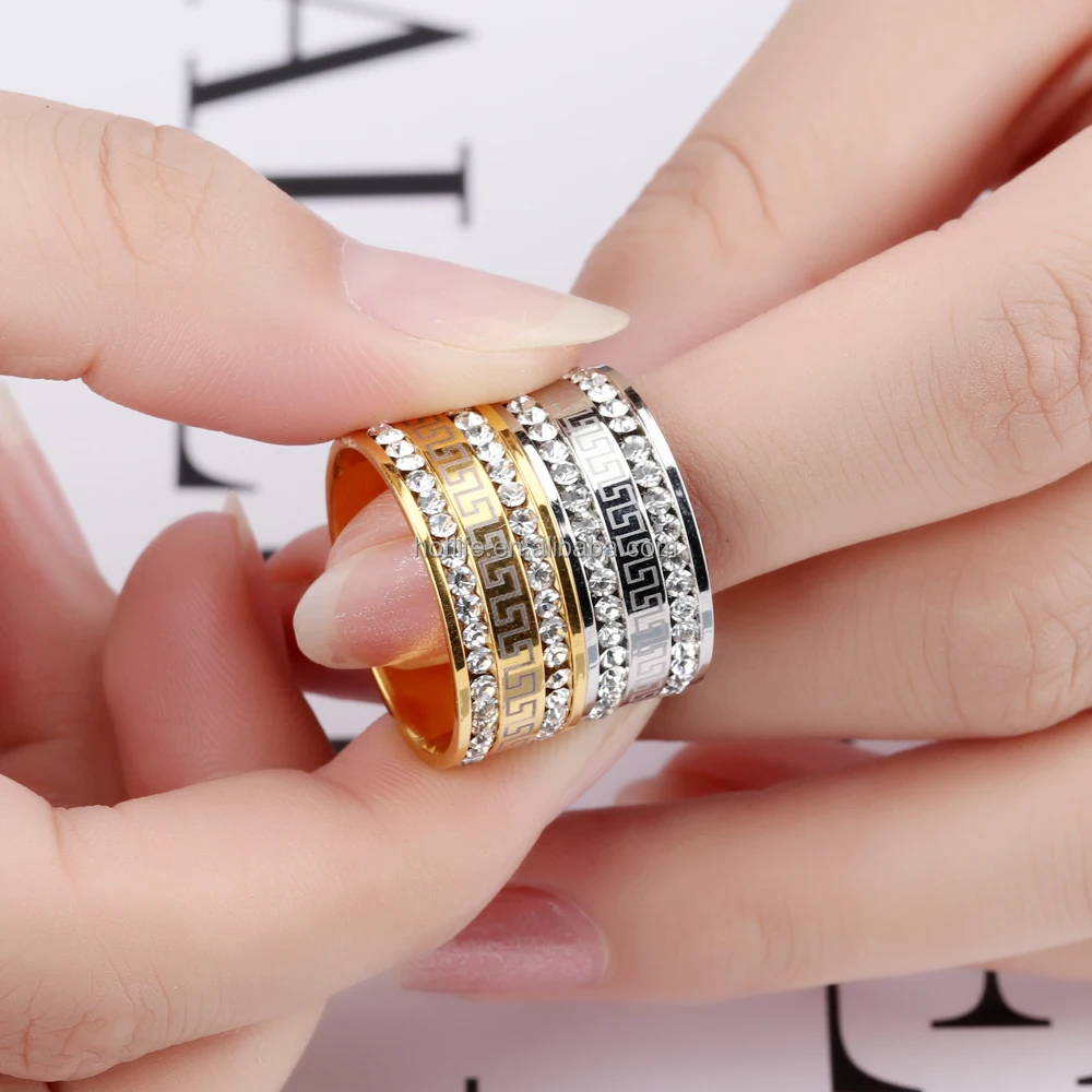latest design saudi arabia gold engagement wedding crystal ring price