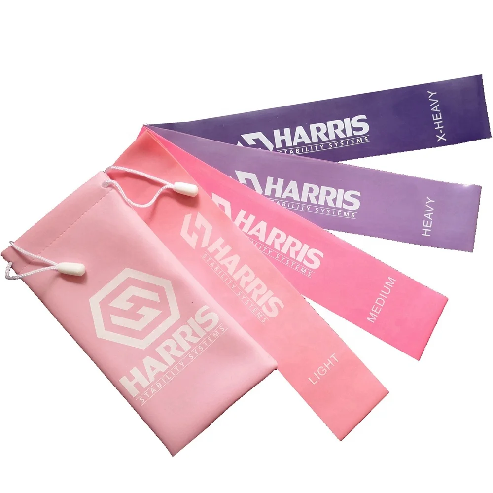 Mini custom elastic resistance bands fitness bands set